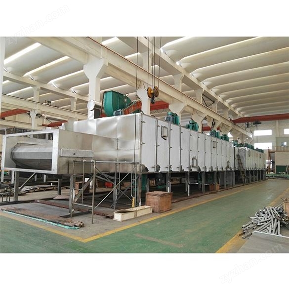 中藥飲片網(wǎng)帶式穿流連續(xù)干燥機(jī)DWB1.7×12型