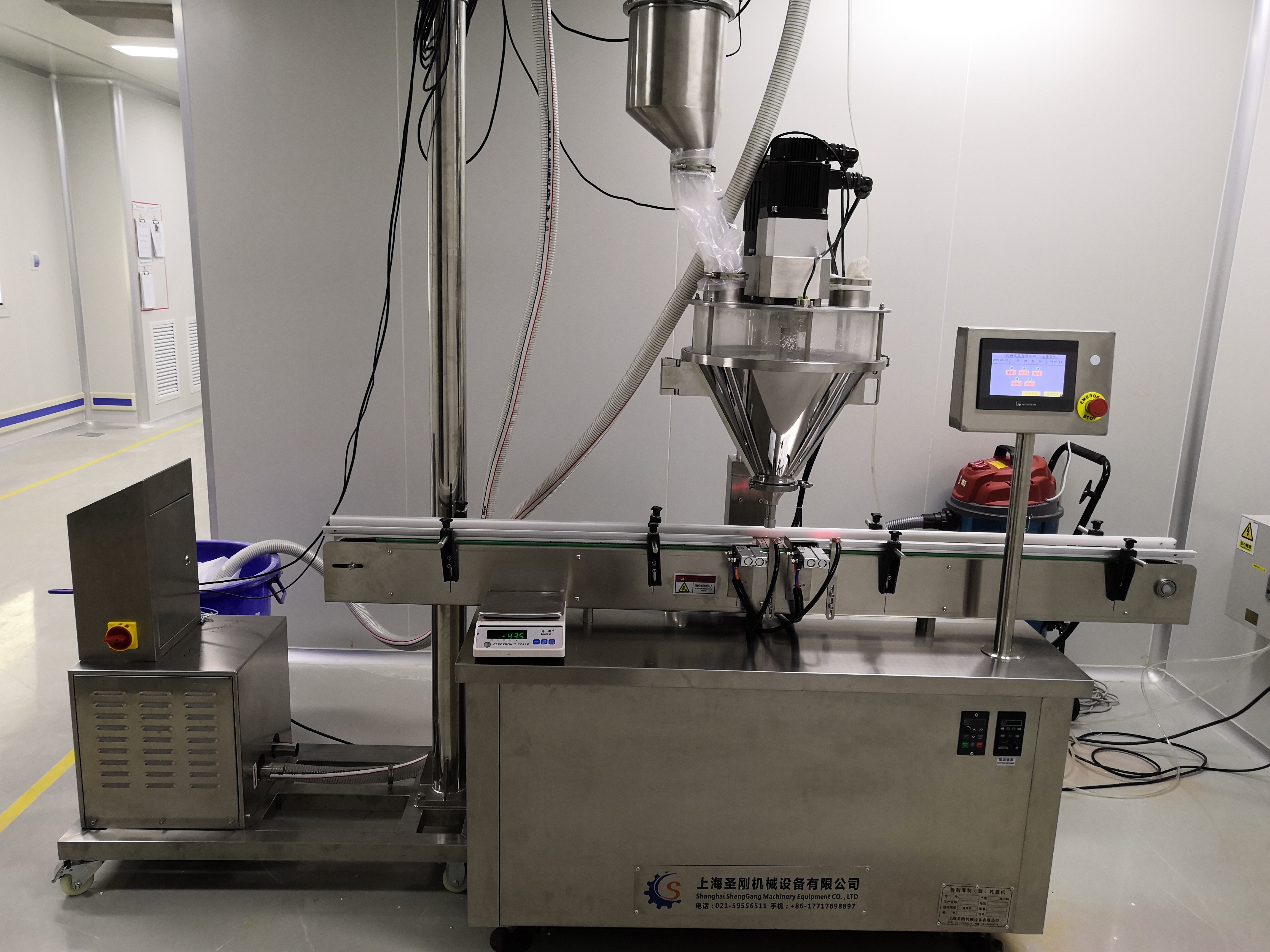 雙頭直線式粉末灌裝機