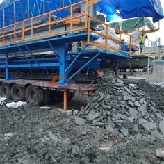 泥漿固化車載式可移動(dòng)板框壓濾機(jī)