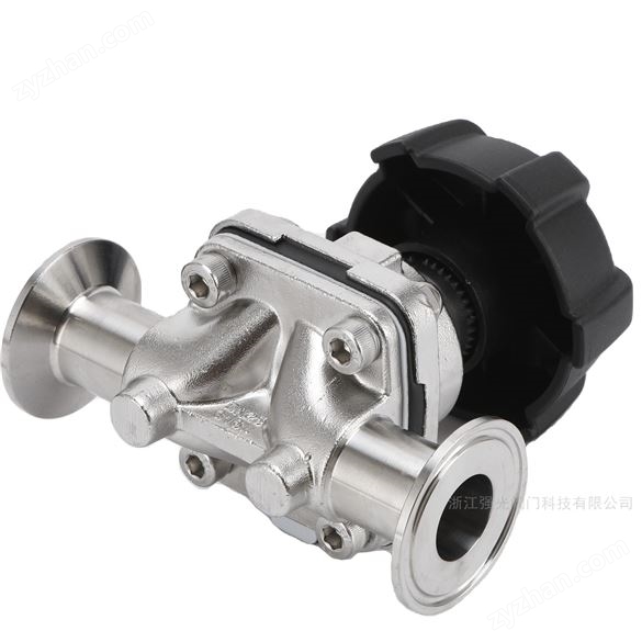 2205不銹鋼衛(wèi)生級(jí)手動(dòng)卡箍隔膜閥