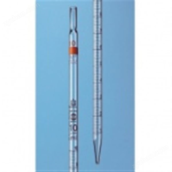 刻度移液管，SILBERBRAND ETERNA， B級，2類（標稱量程刻度位于頂端），10:0.1 ml圖片