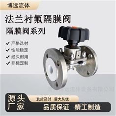 法蘭襯氟隔膜閥